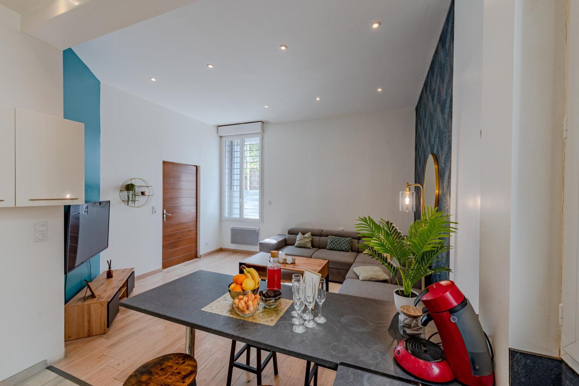 Apartment Chic Family - Neuf & Moderne - Parking Wifi Centre Gare Tgv - Confort Ideal Famille - Speciale